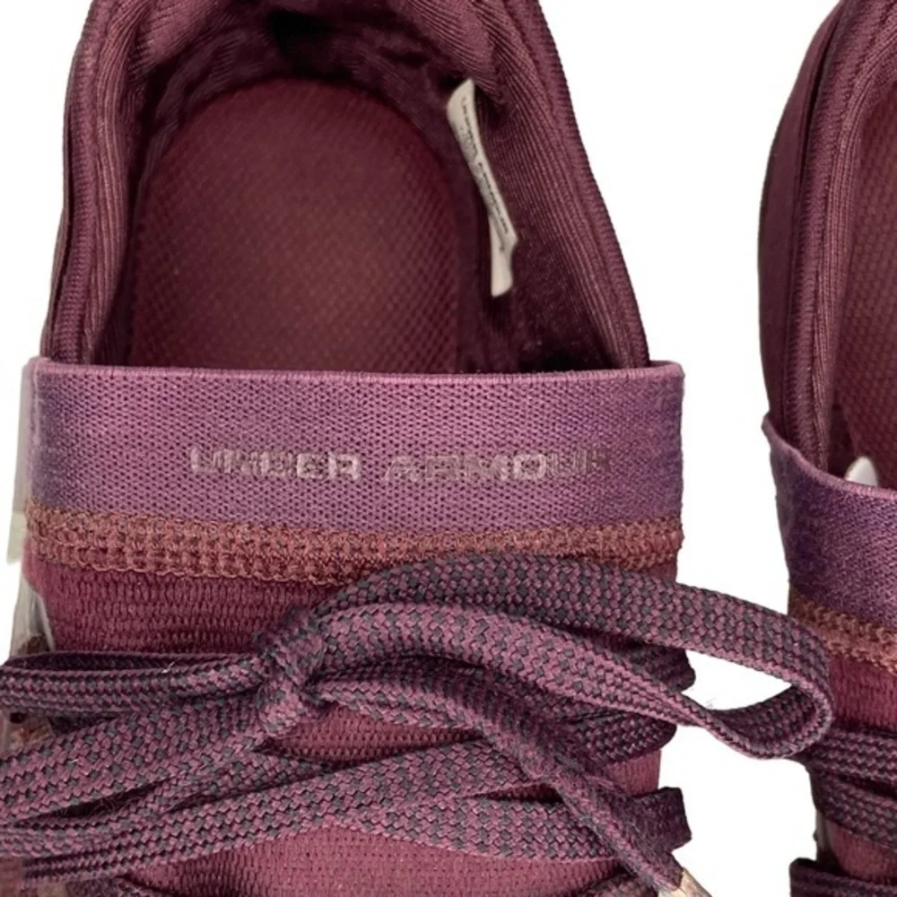 Under Armour Ua Vibe Shoes Burgundy Slip On‎ Athletic Sneakers Shoes